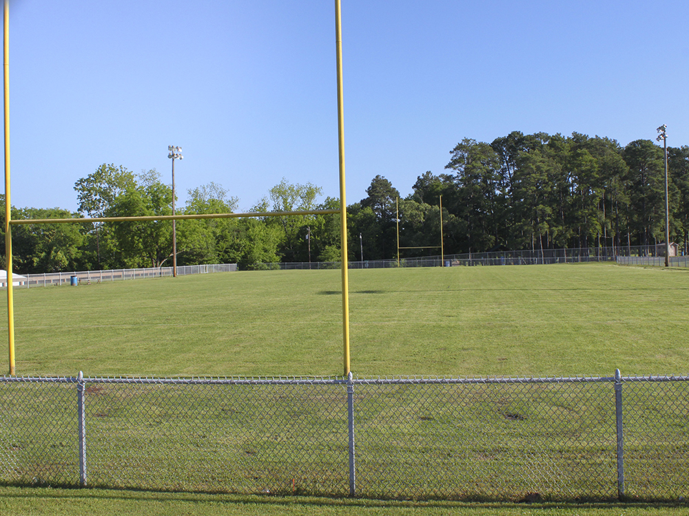 Football fields, Restrooms